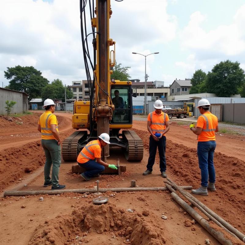 Khảo sát địa chất nền móng công trình giao thông quan trọng để đảm bảo an toàn và ổn định cho dự án đường cao tốc Biên Hòa Vũng Tàu